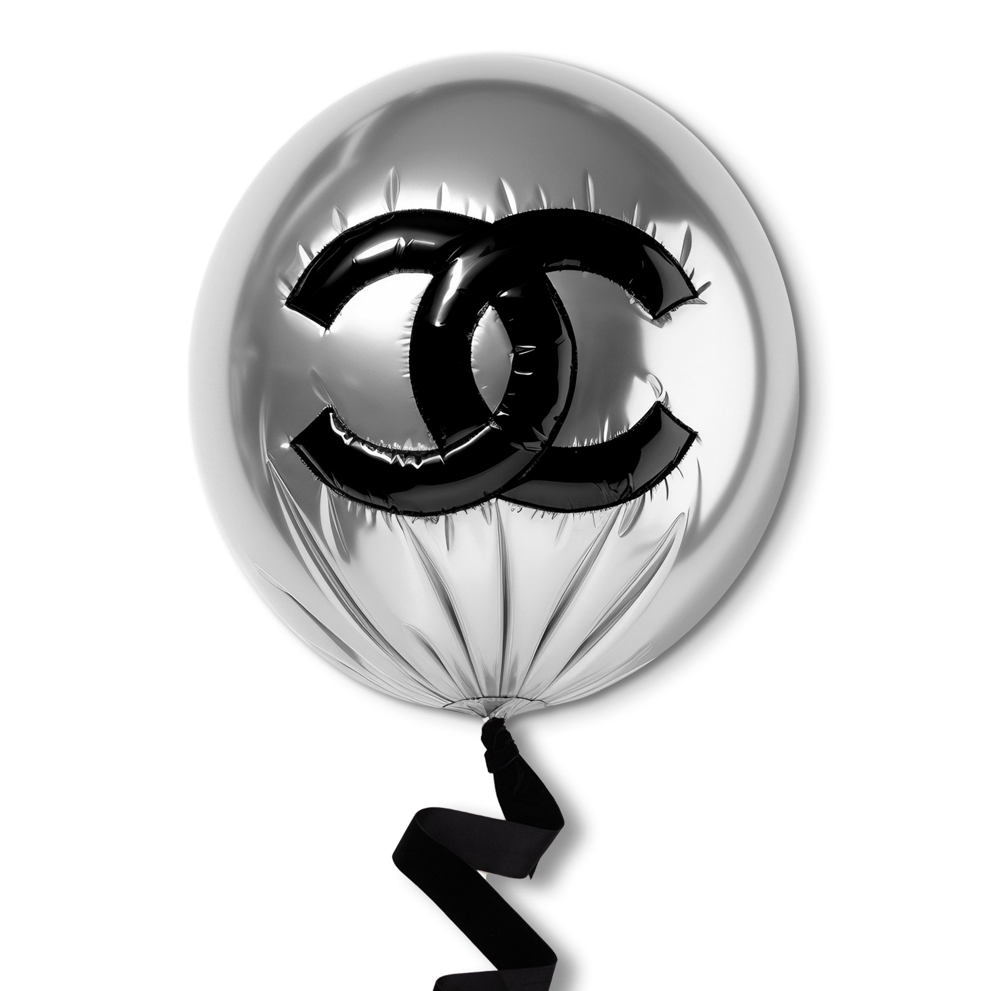 Mylar Balloon Dream 2 Silver | Acrylic Silhouette Main image