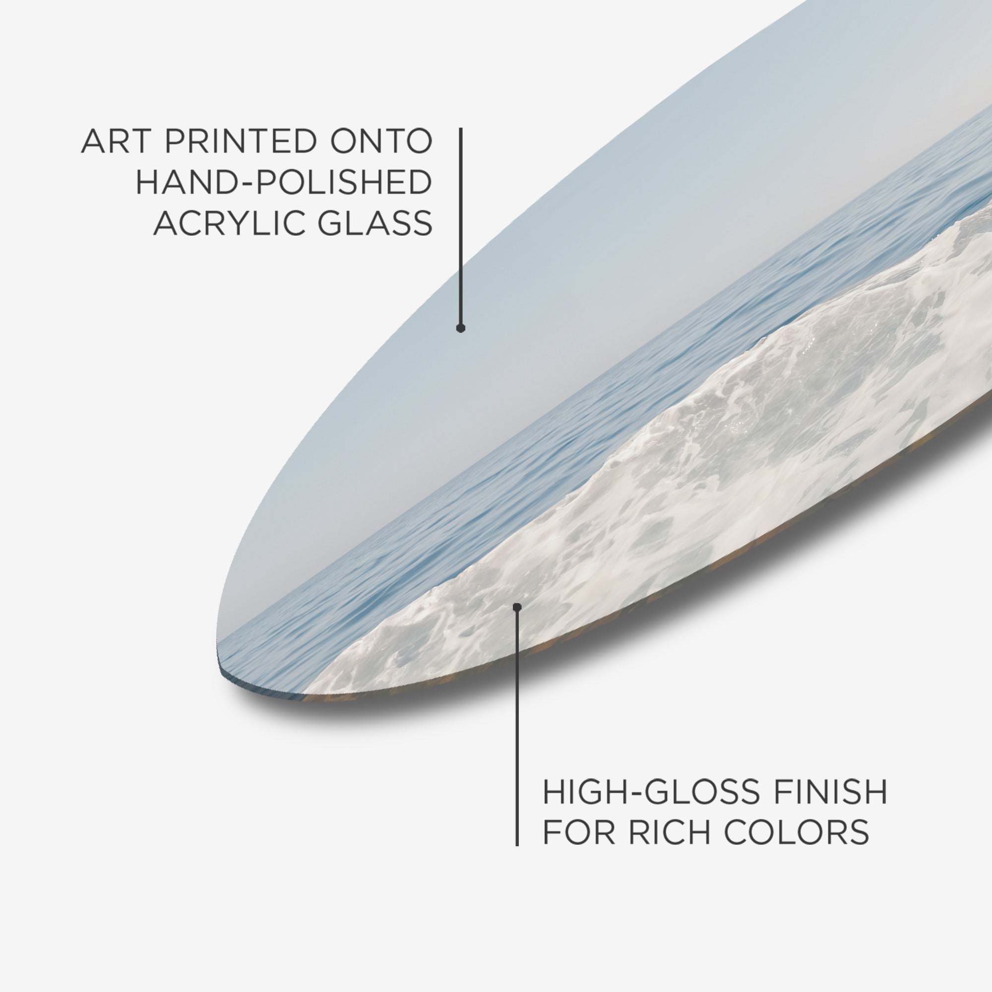 Porcelain Waves Surfboard Secondary image