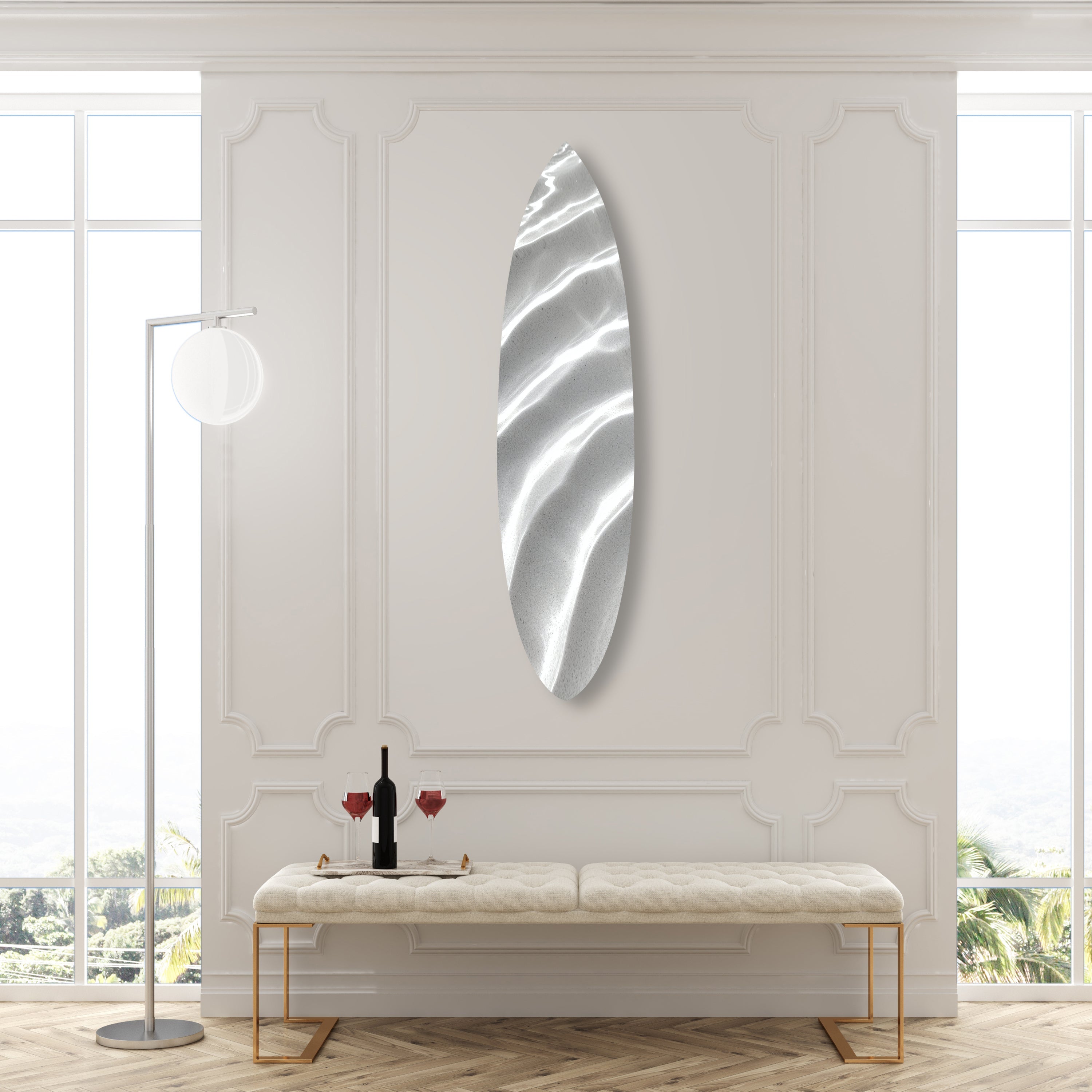 Water Ripples I Surfboard