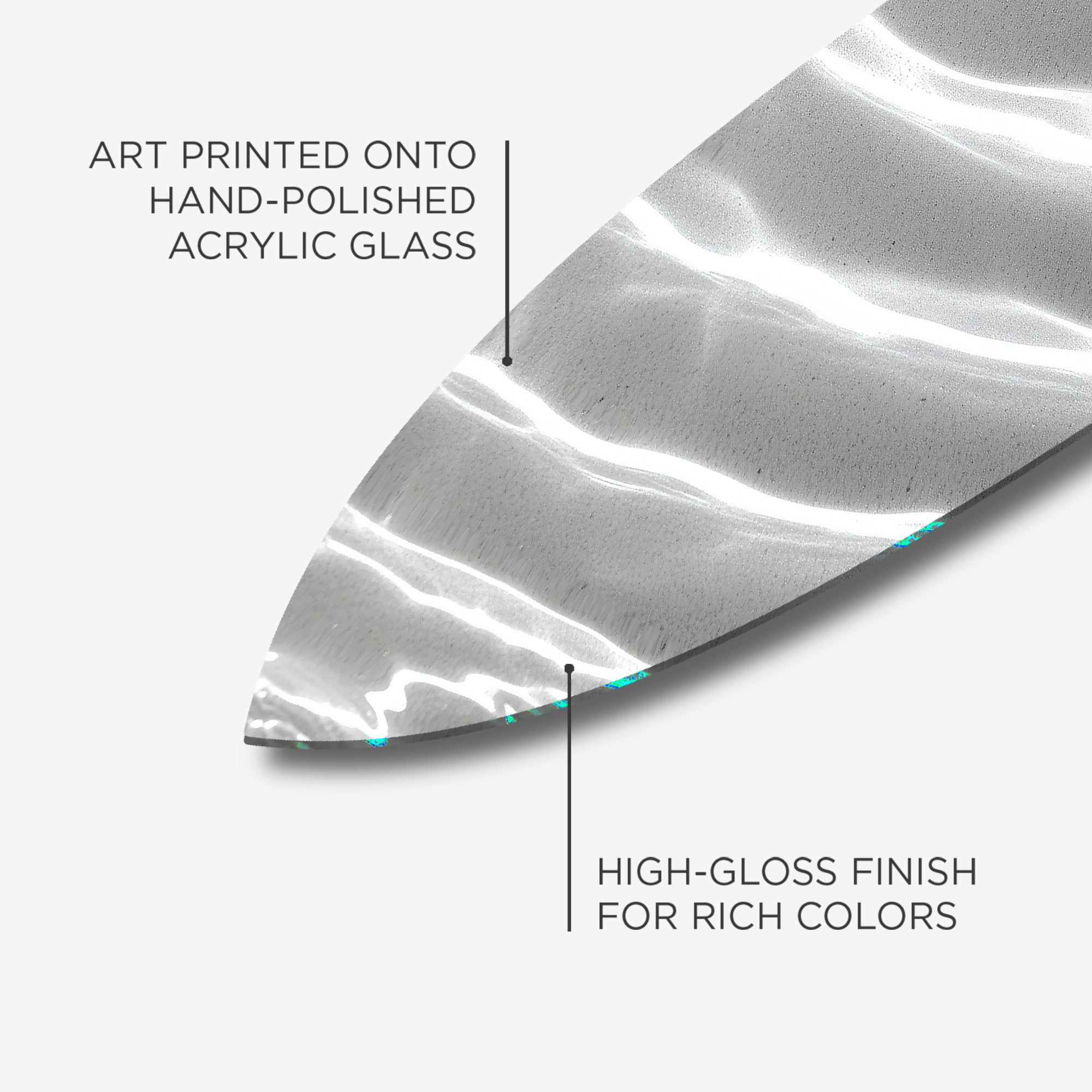 Water Ripples I Surfboard Secondary image