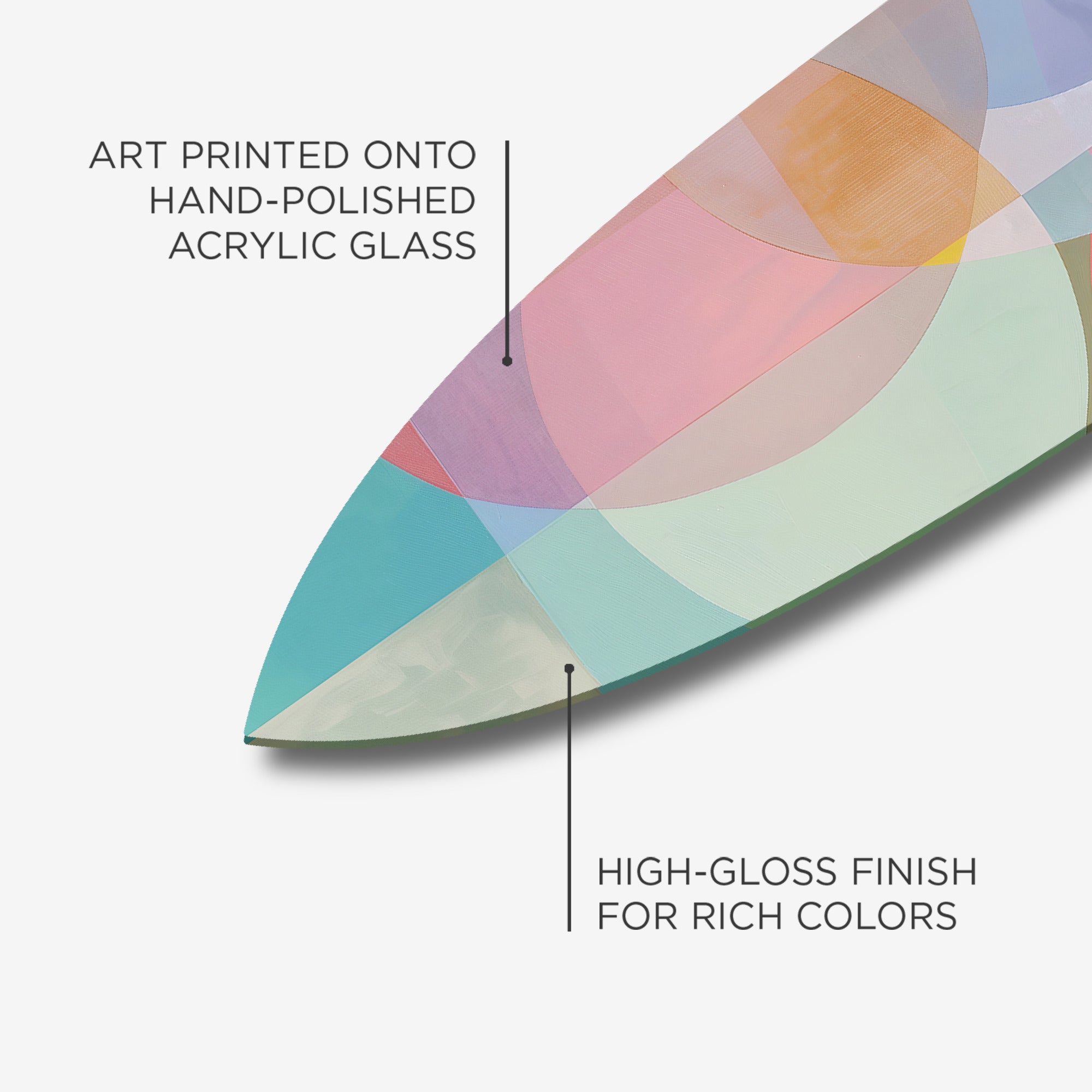 Orbiting Colors  Surfboard Secondary image