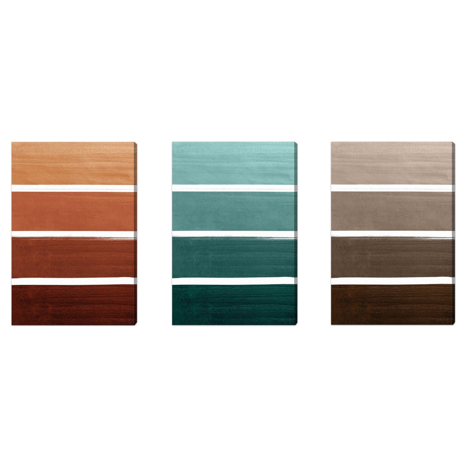 Color Studies - Teal and Rust