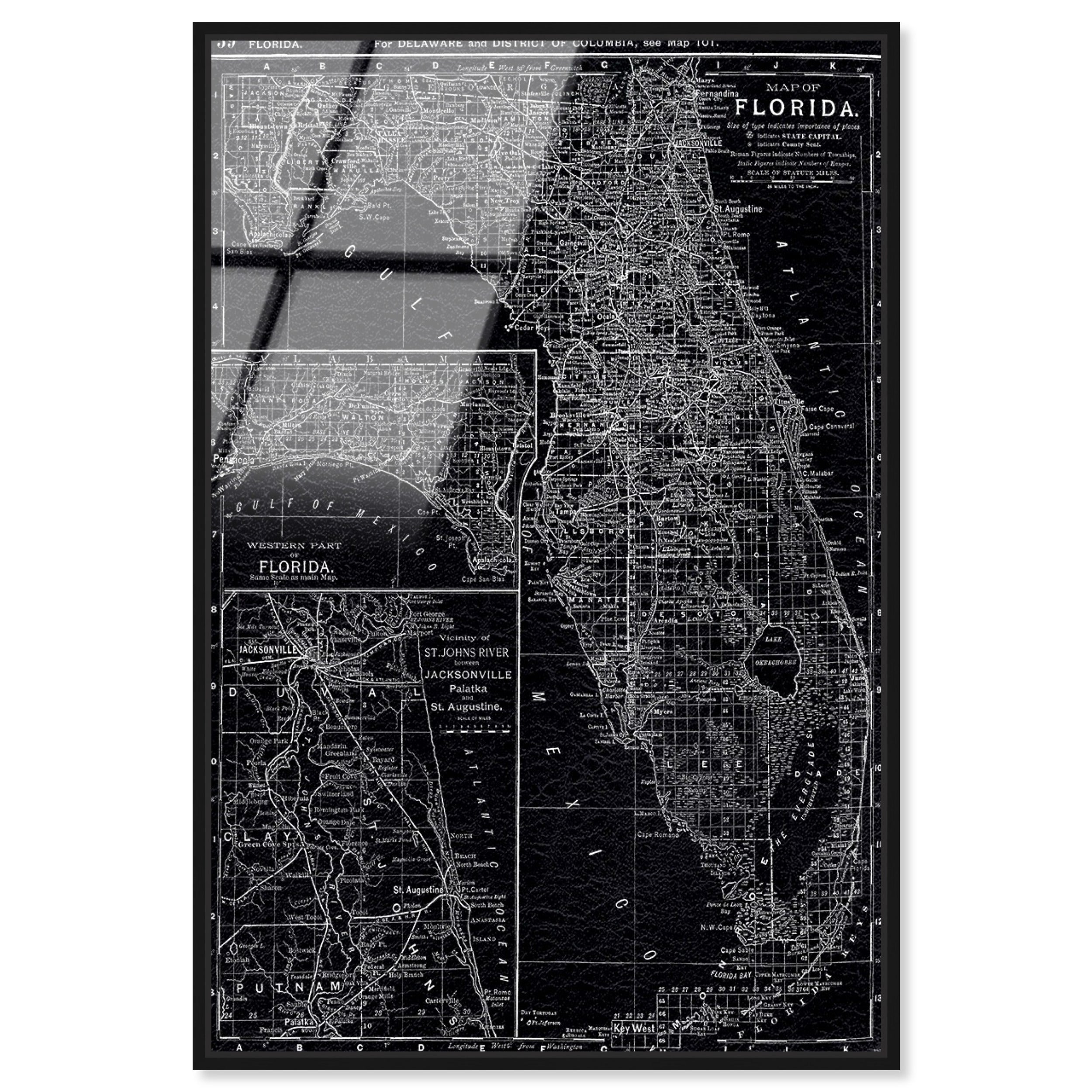 Florida Map 1891