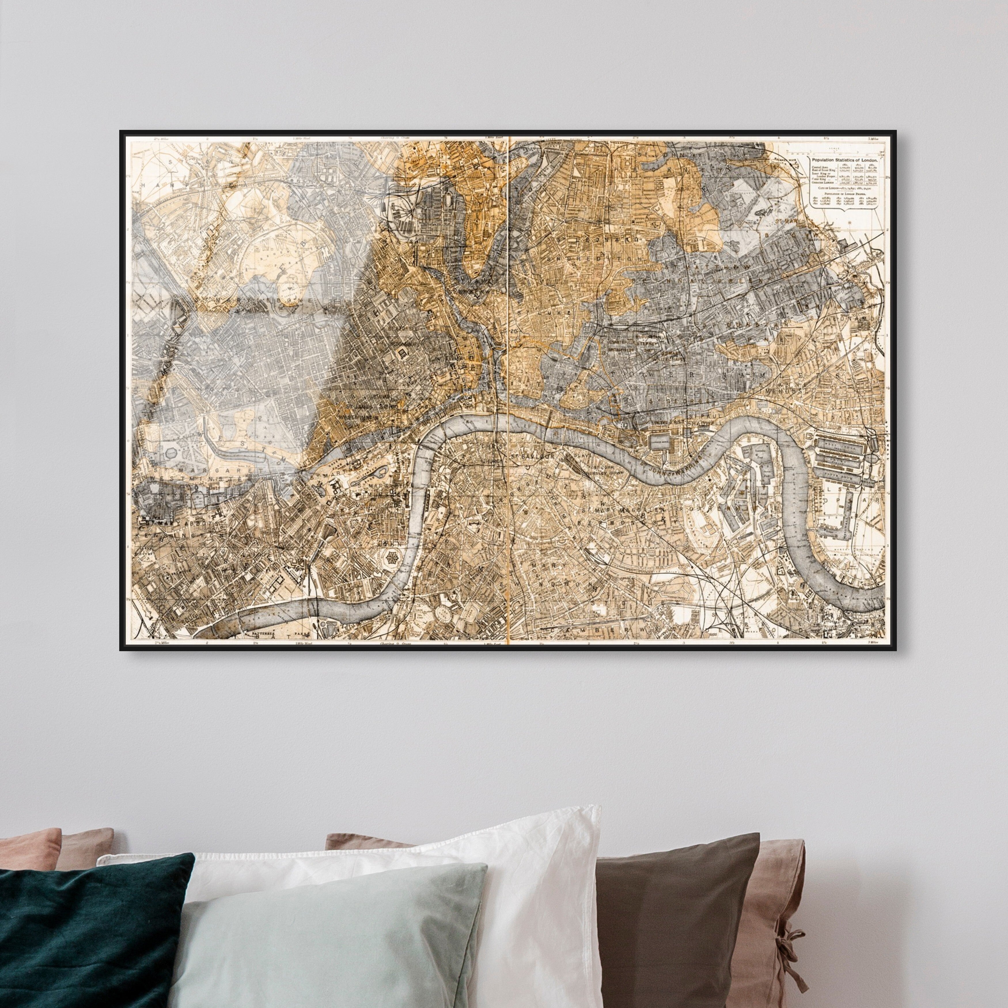 London 1883 Map