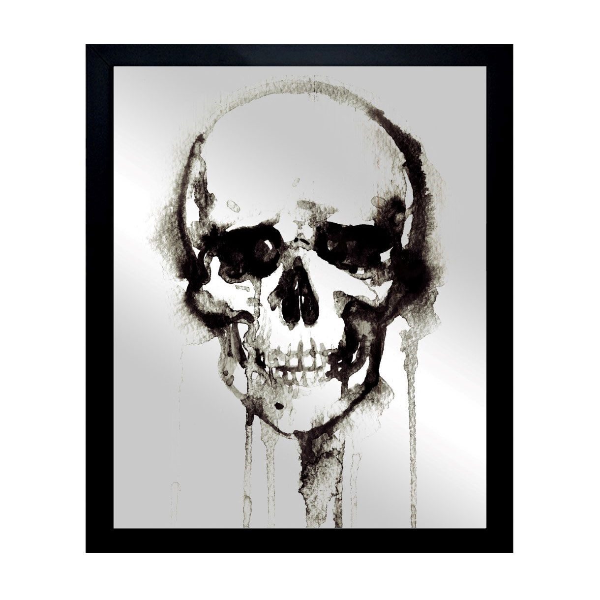 Watercolor Skull