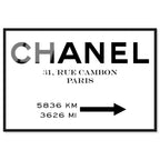 Couture Road Sign Minimalist I