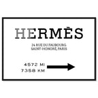 Faubourg Road Sign Minimalist I