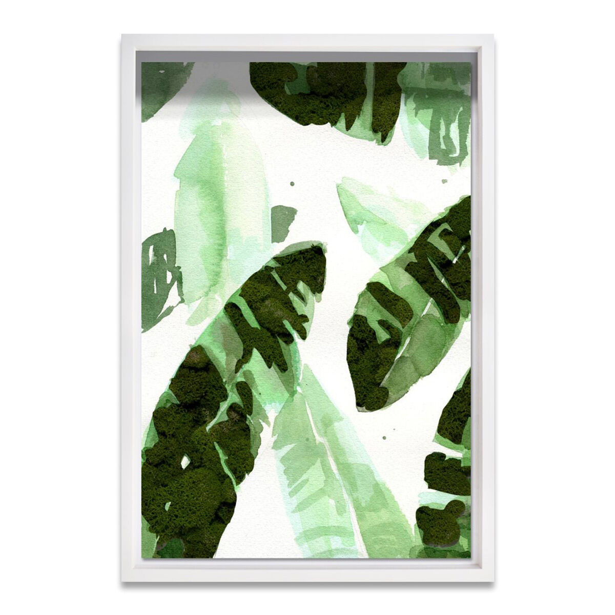 Tropical Leaves Moss Live Art