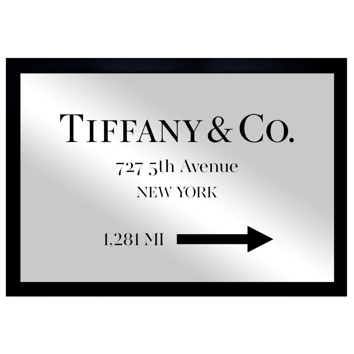 Jewelry Road Sign Glam I Main image