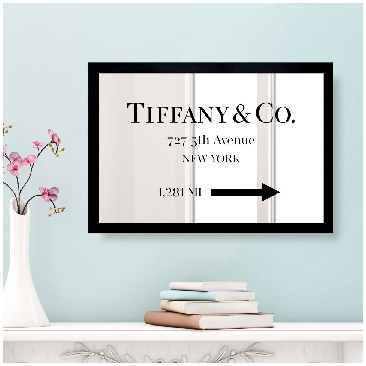 Jewelry Road Sign Glam I