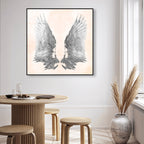 Pink Silver Wings