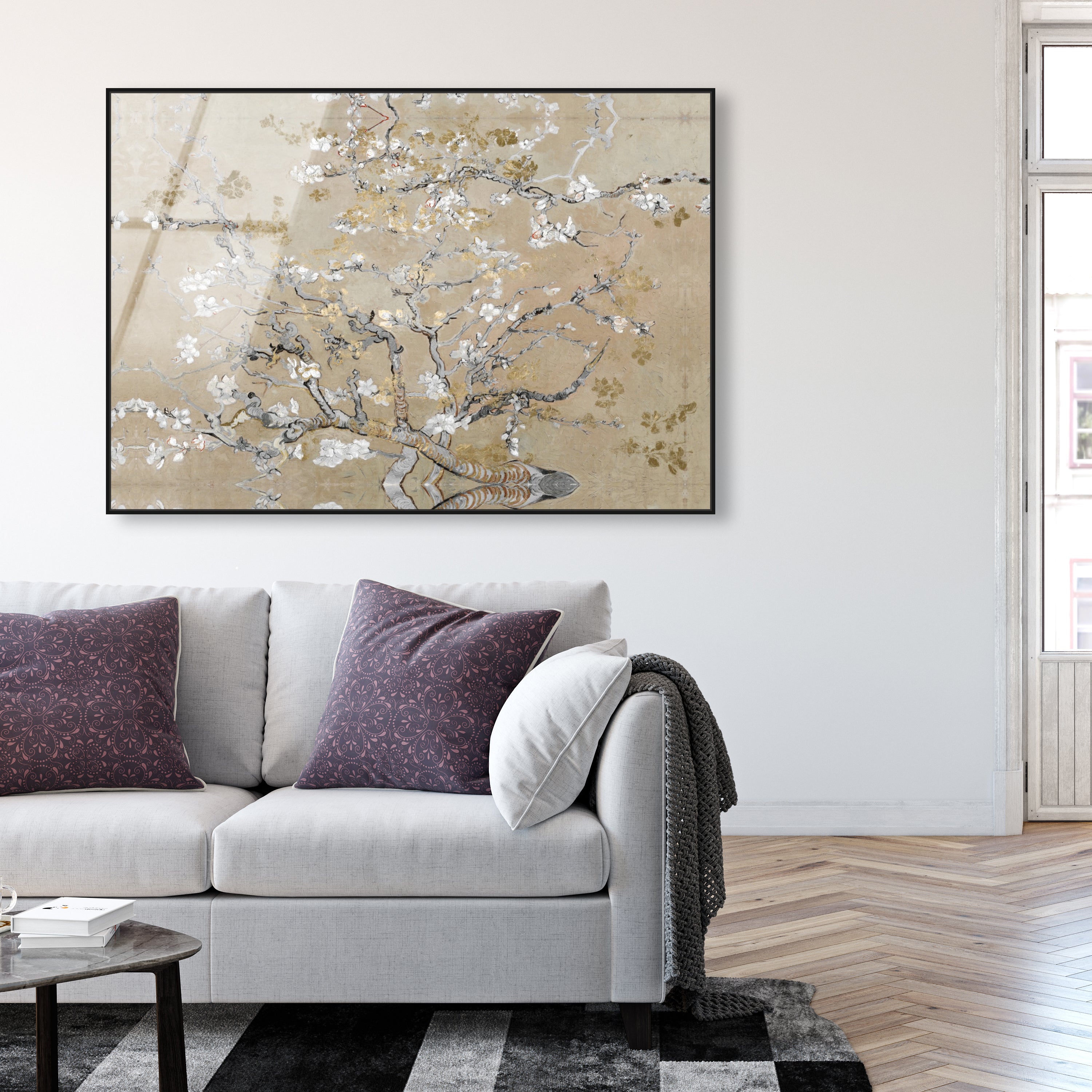 Van Gogh in Gold Blossoms Inspiration