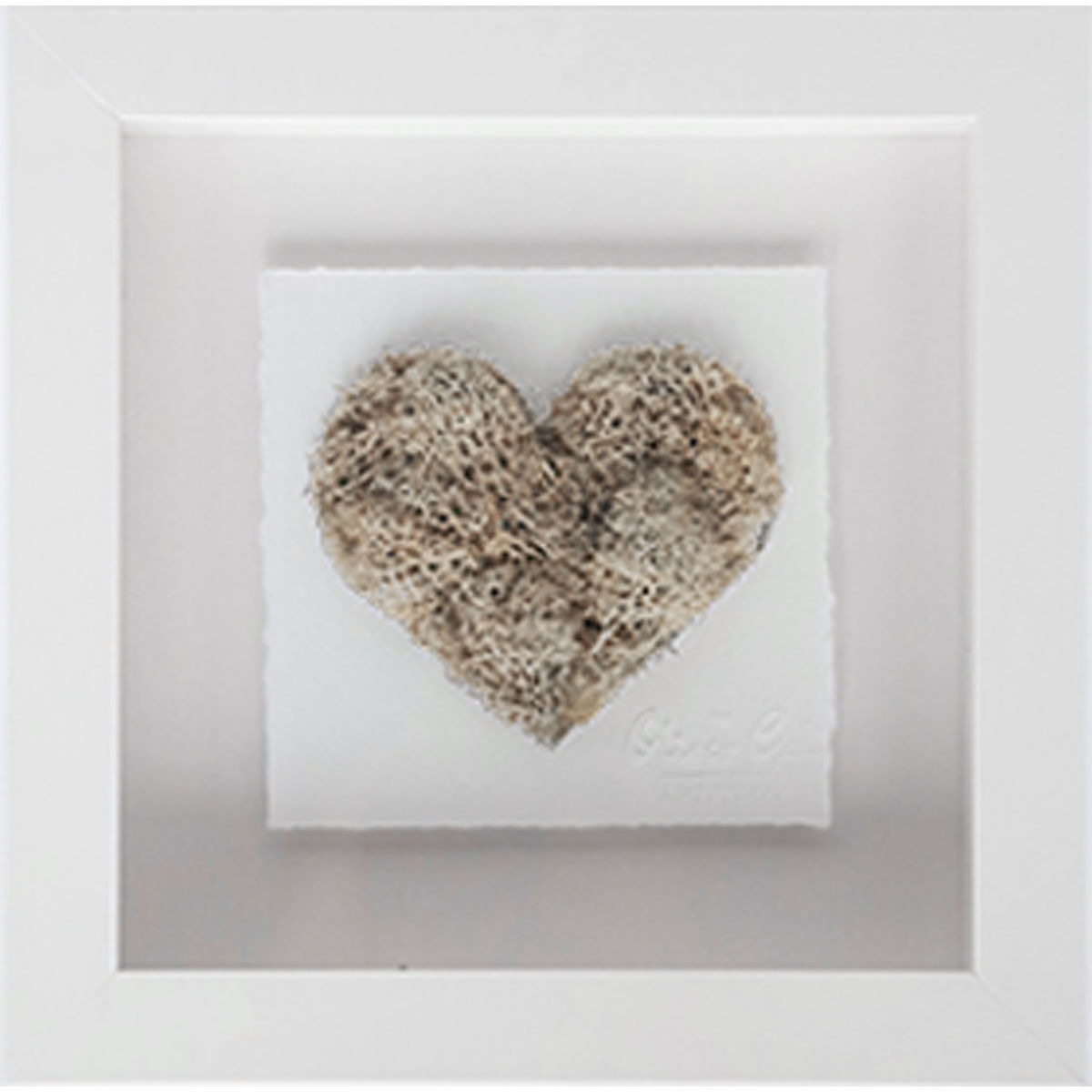 Pure Taupe Heart - Moss Main image