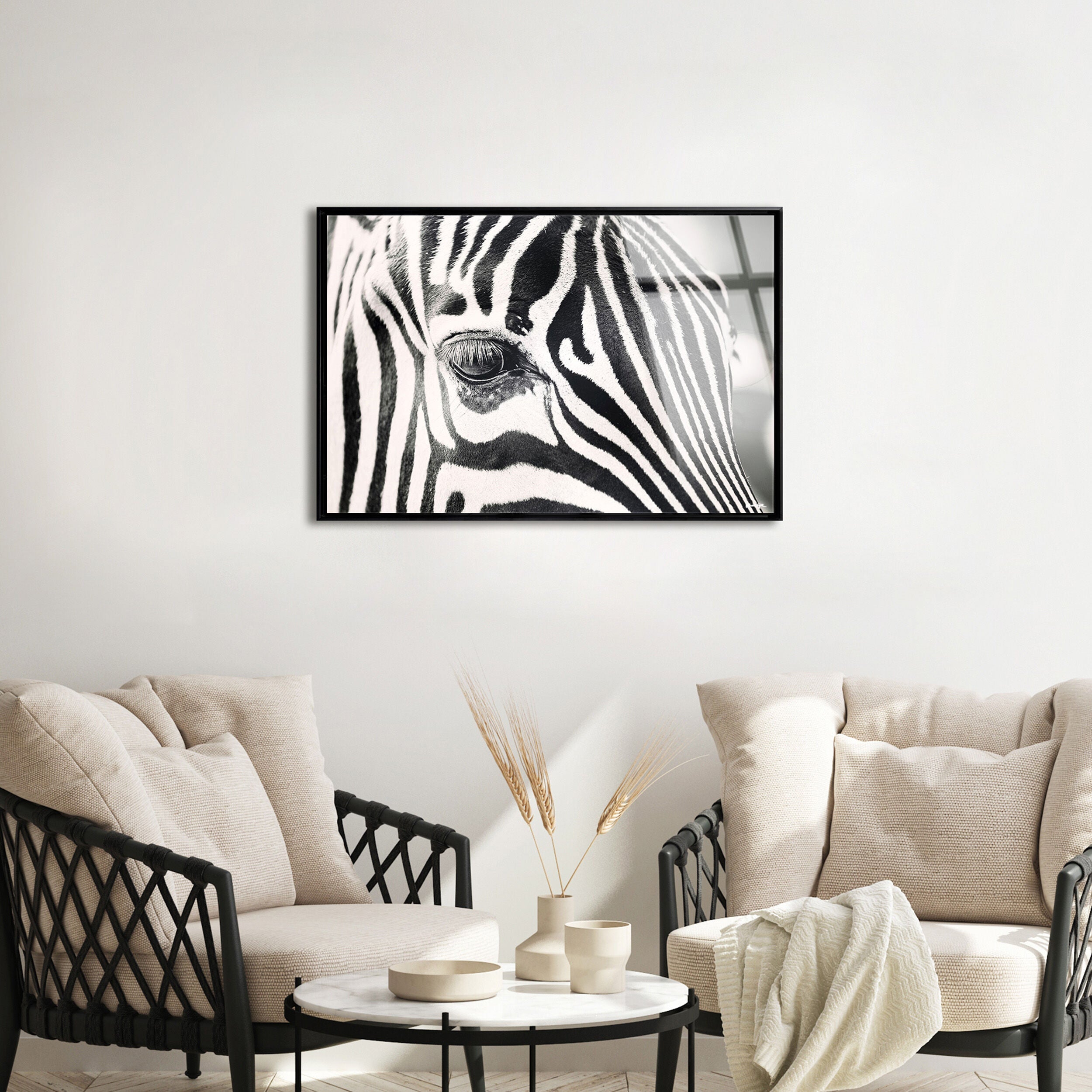 Natural Stripes - Framed Acrylic Art Secondary image
