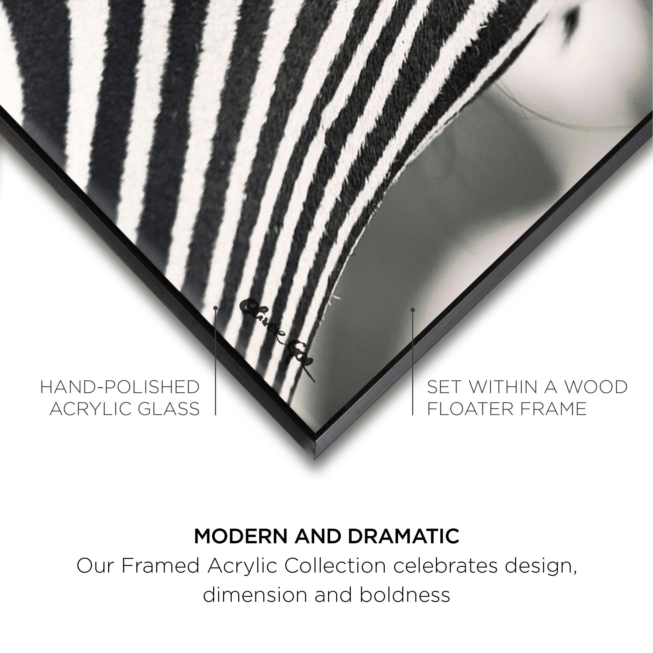 Natural Stripes - Framed Acrylic Art