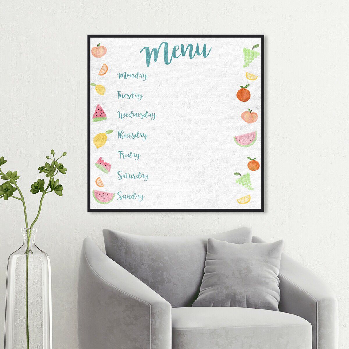 Menu Fruits