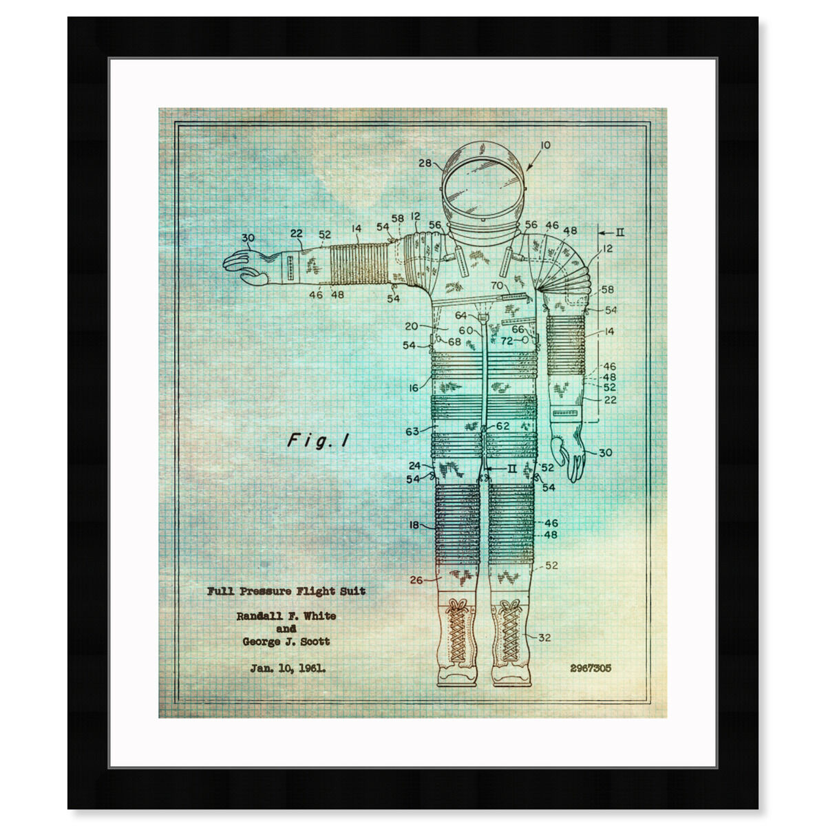 Full Pressure Flight Suit, 1961