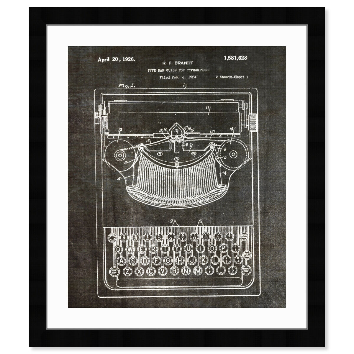 Brandt, Type Bak Guide For Typewriters, 1926 Main image