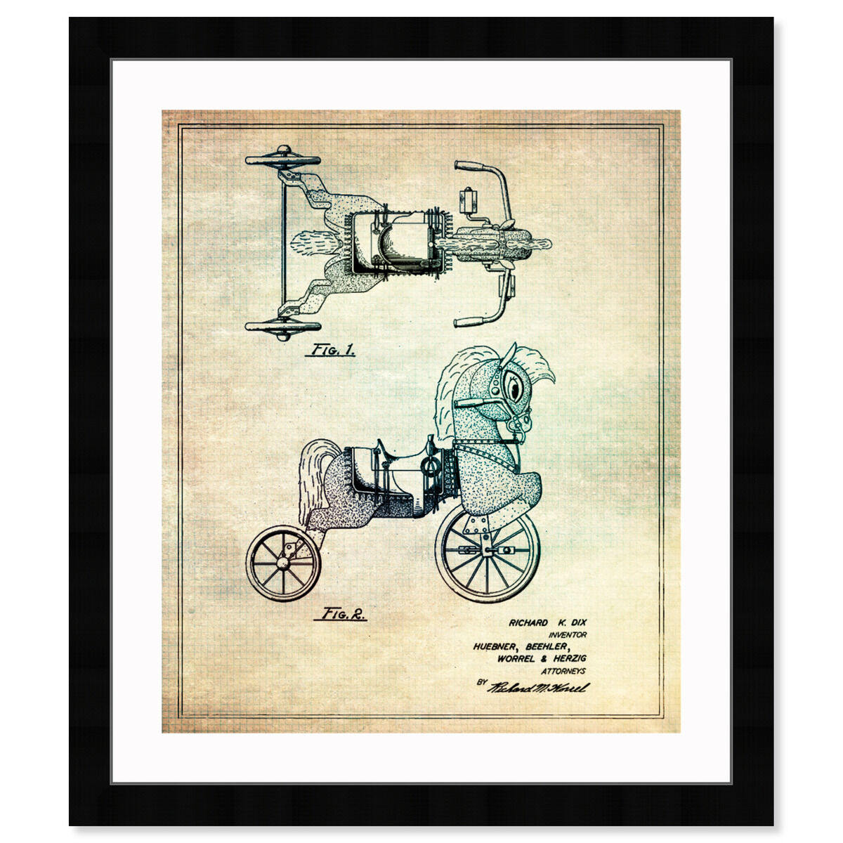 Tricycle Horse Carriage, 1953