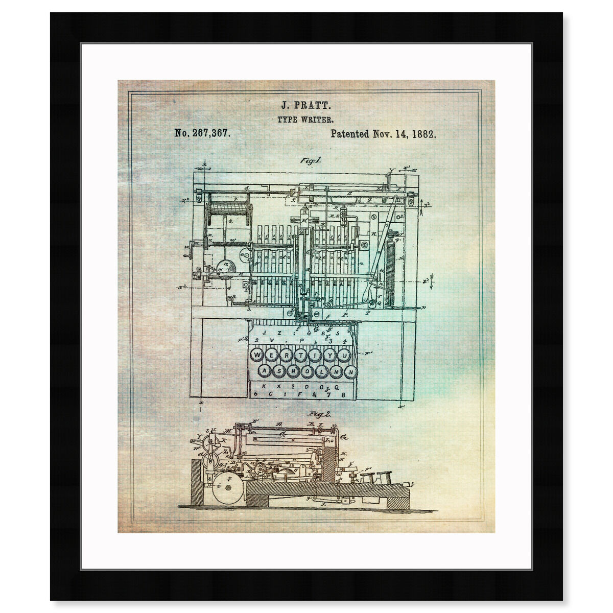 Pratt Type Writer, 1882 I