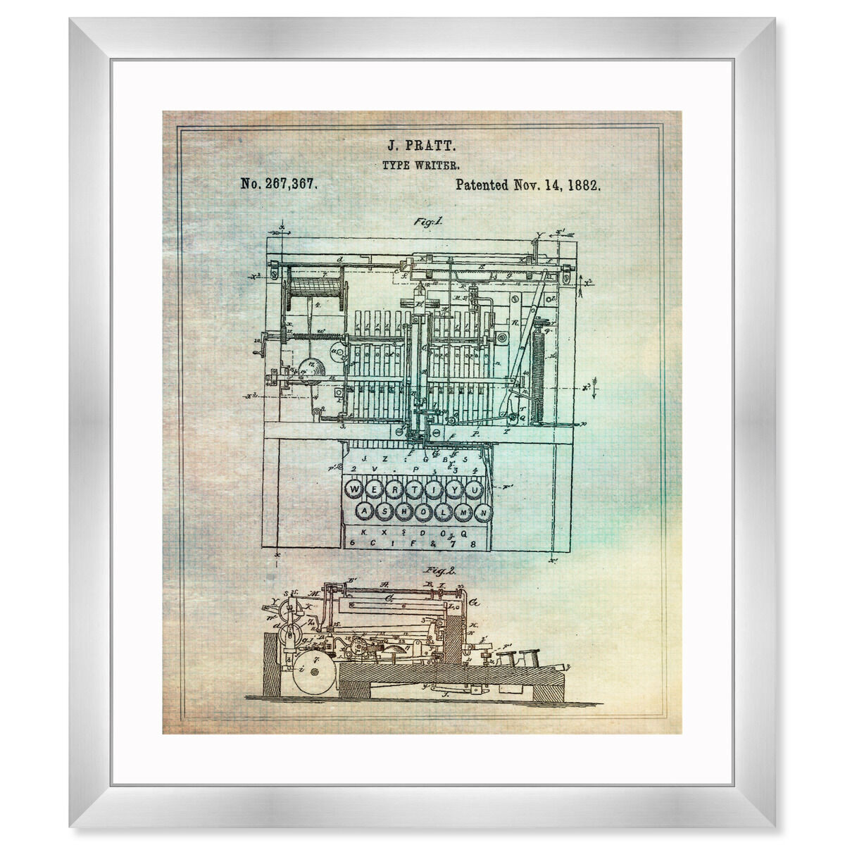 Pratt Type Writer, 1882 I