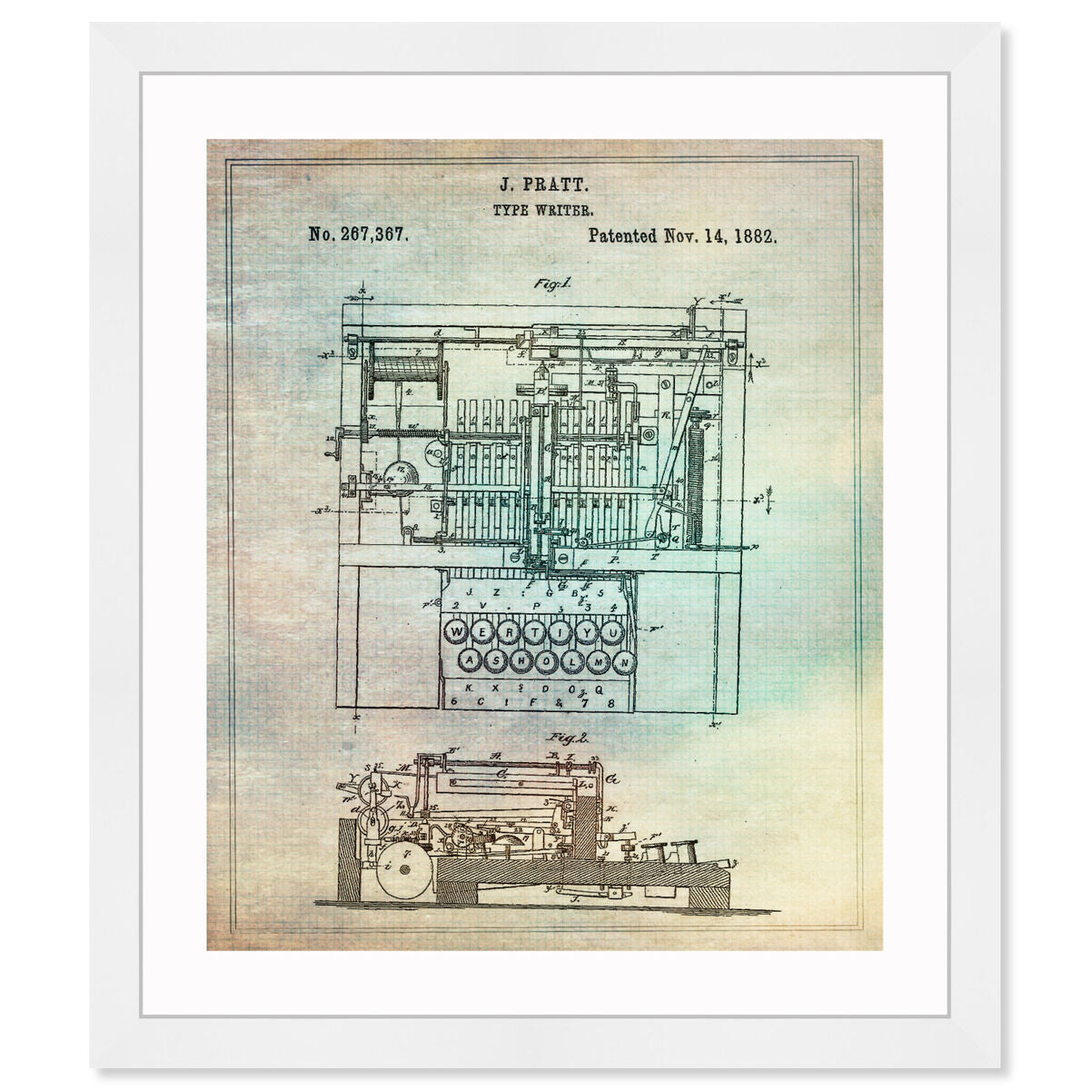 Pratt Type Writer, 1882 I