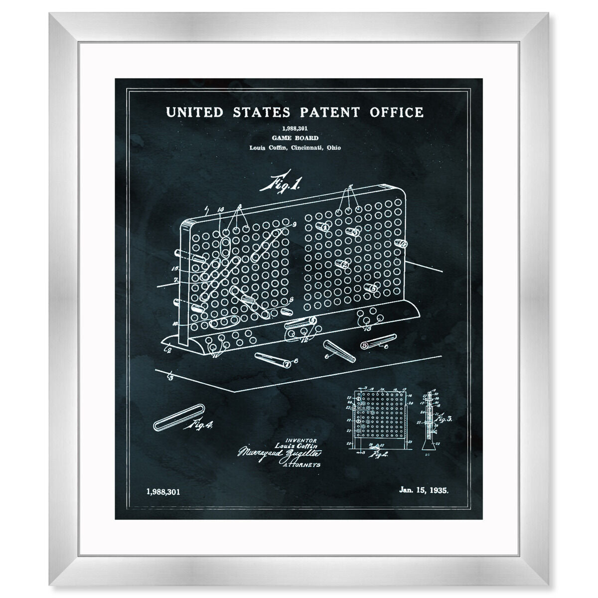 Battleship Game Board, 1935
