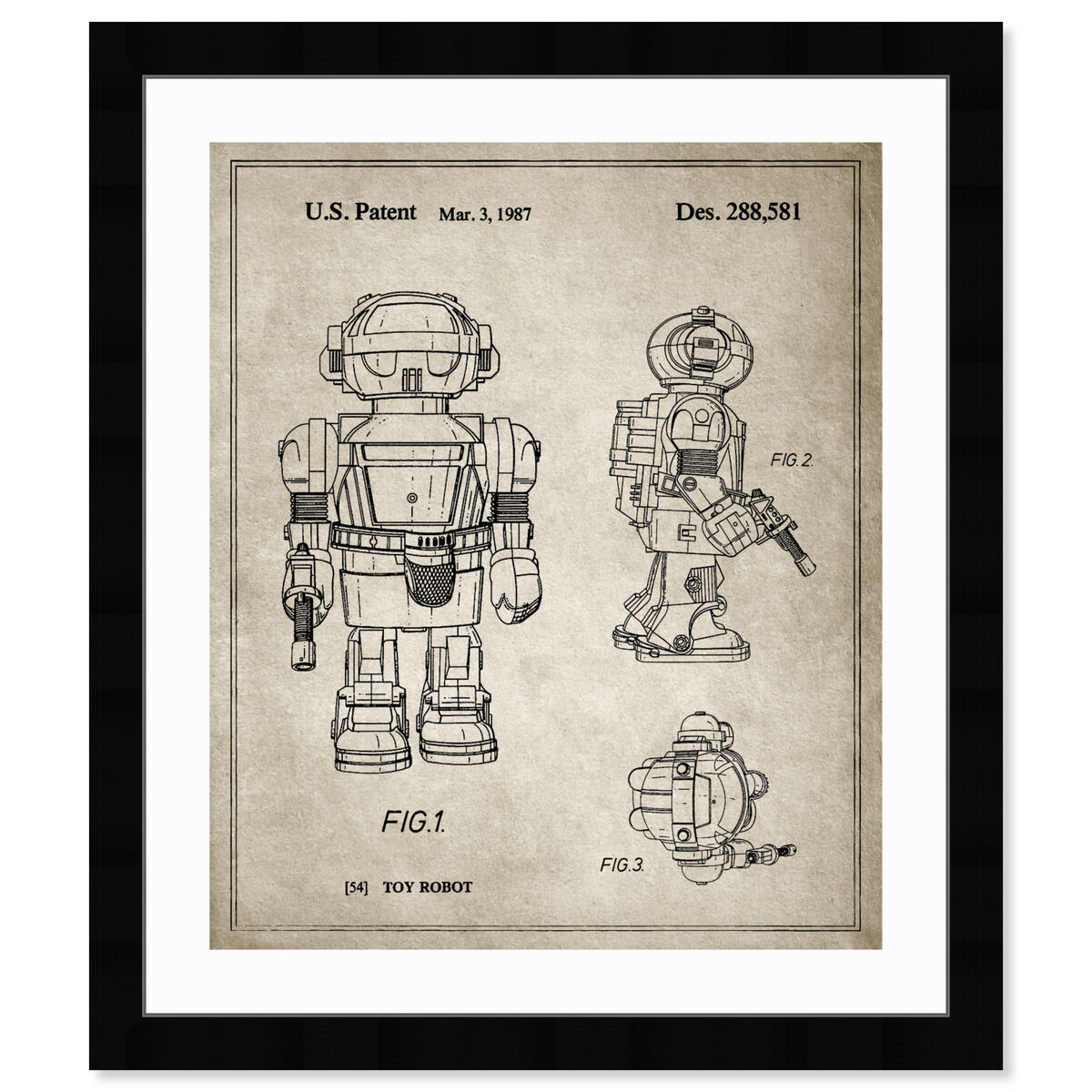 Toy Robot II, 1987 - Gray