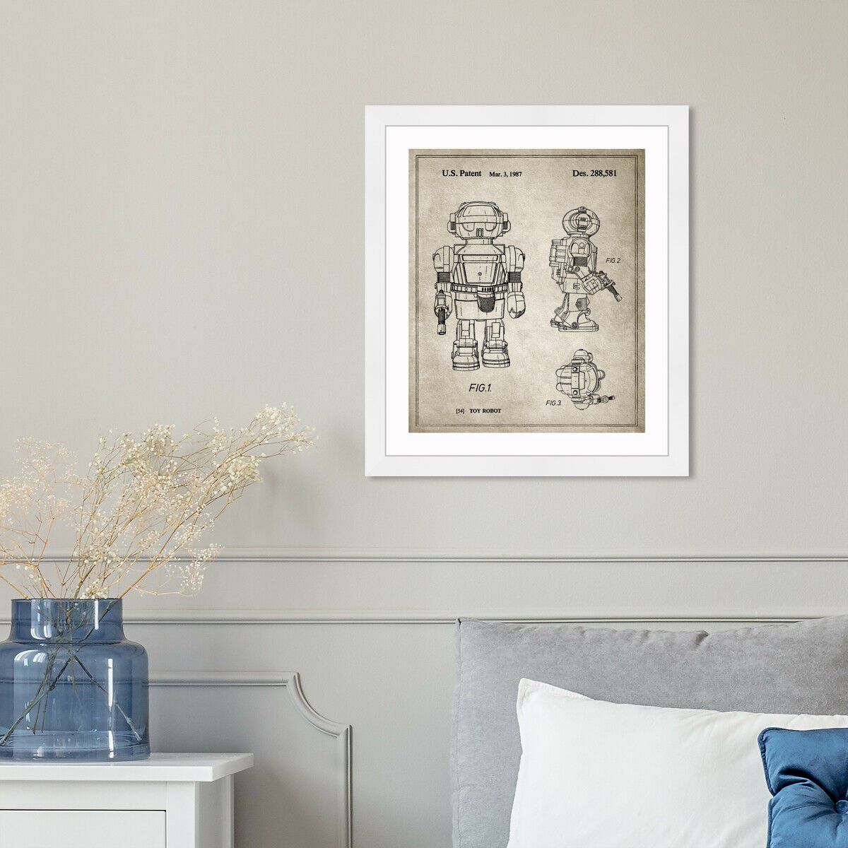 Toy Robot II, 1987 - Gray
