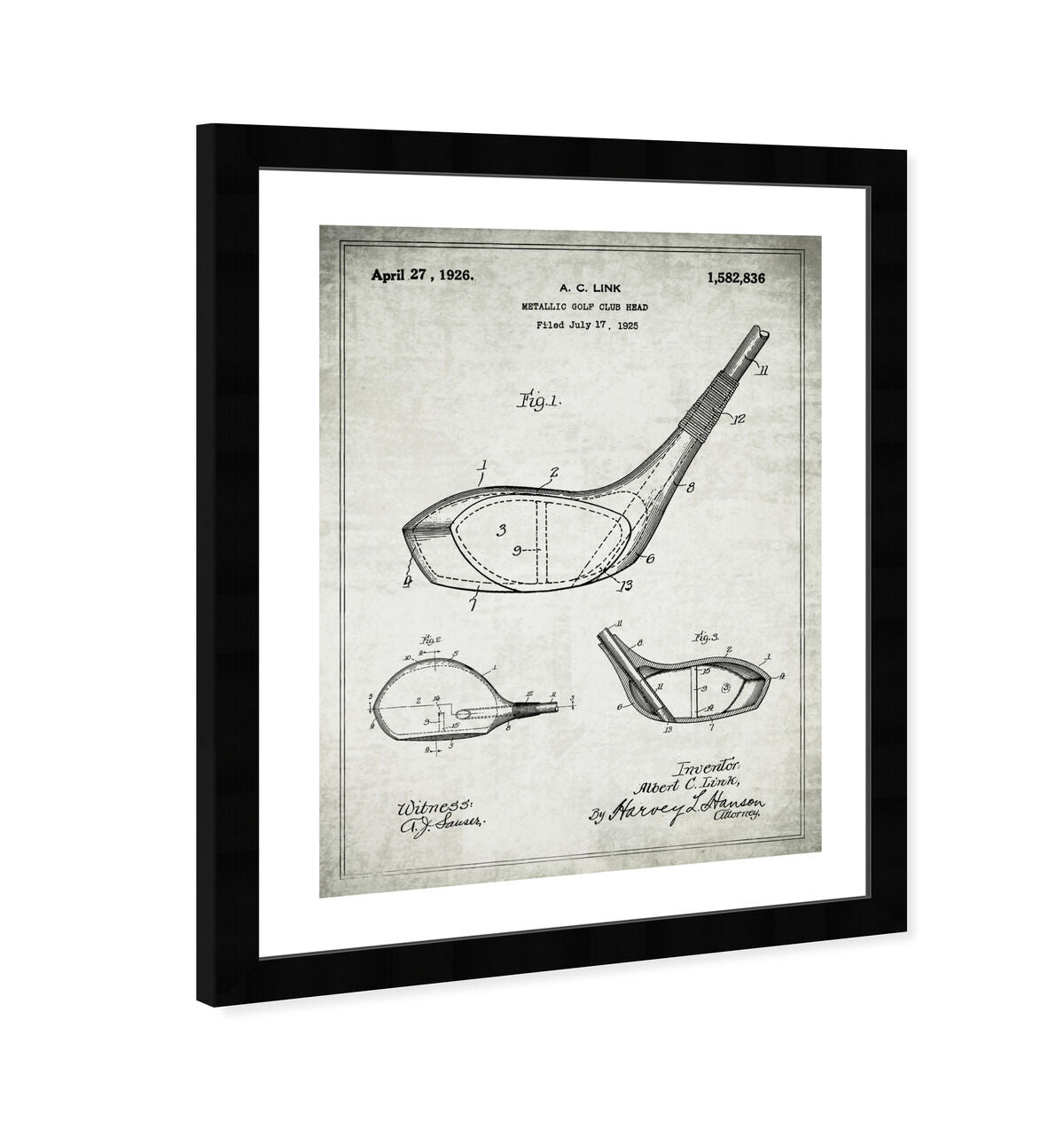 Metallic Golf Club Head 1926 II