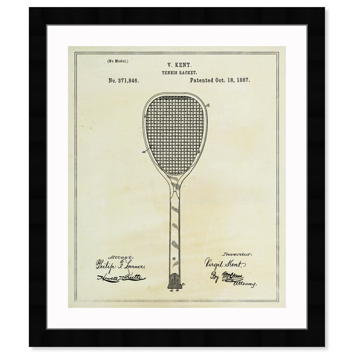 Tennis Racket 1887