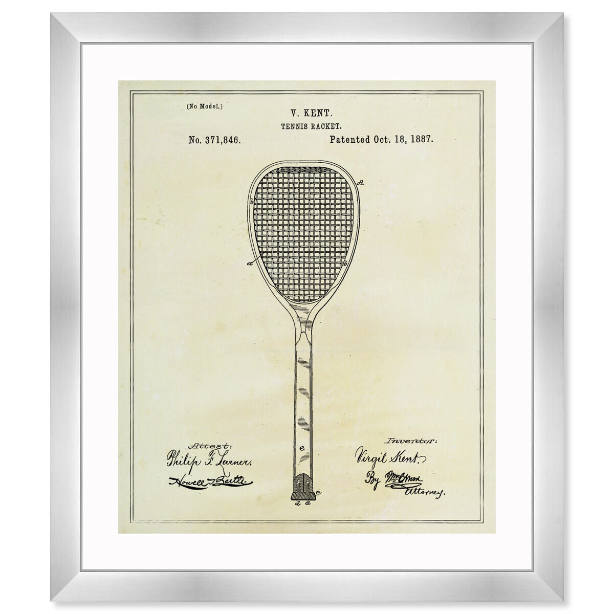 Tennis Racket 1887