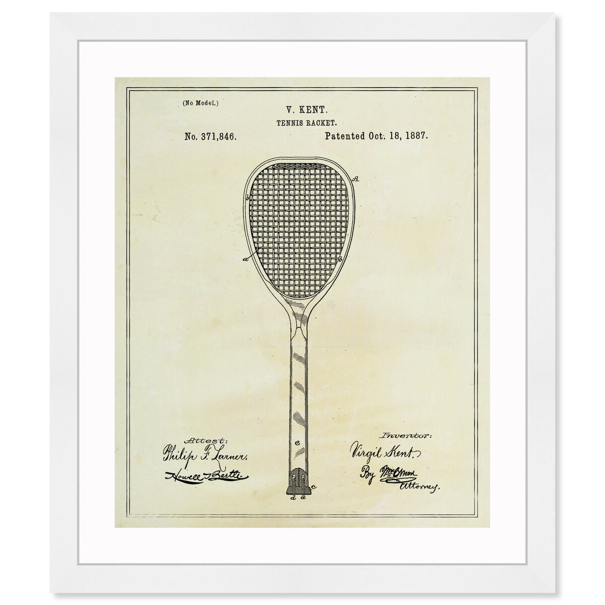 Tennis Racket 1887