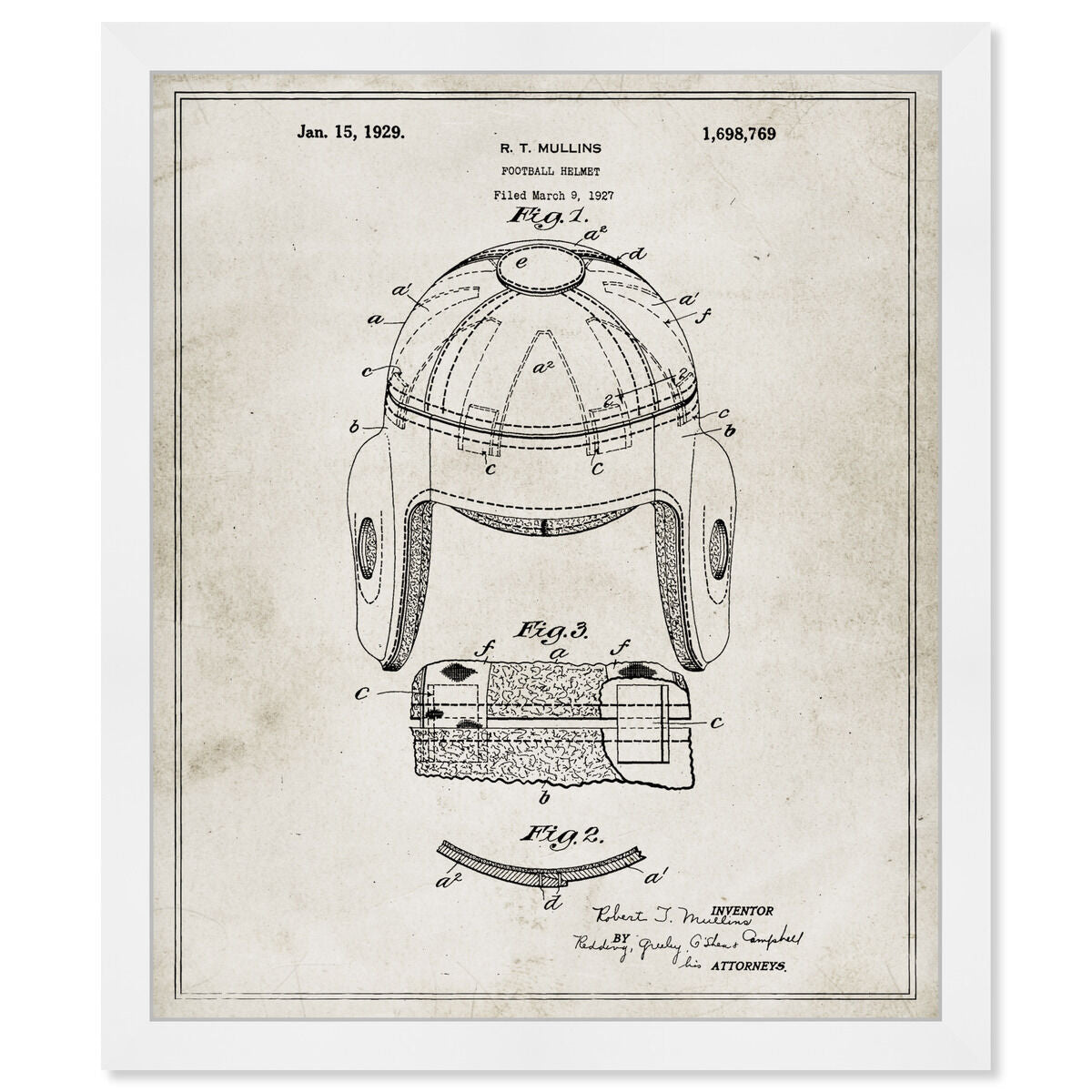 Football Helmet 1929