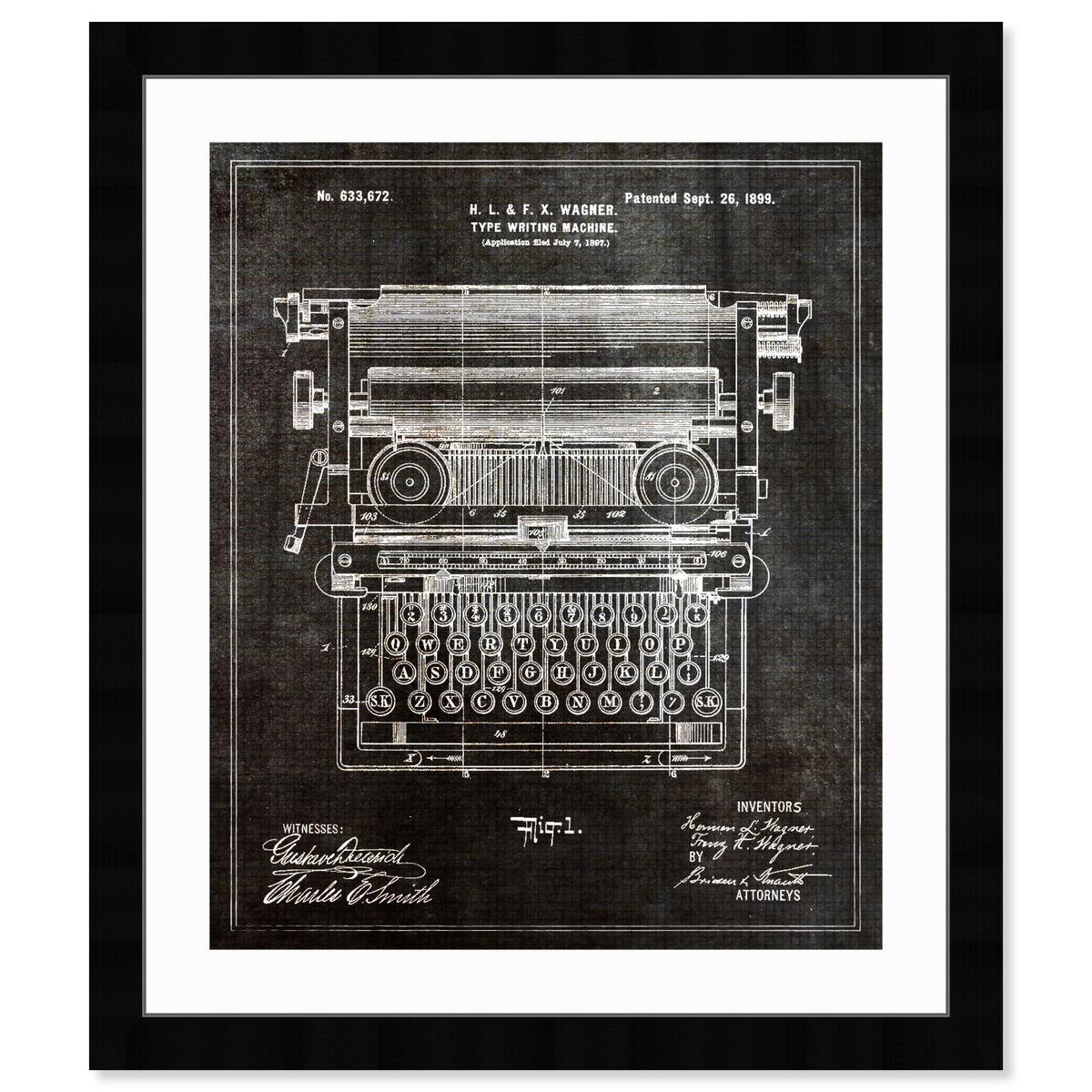 Type Writing Machine 1899 II Main image
