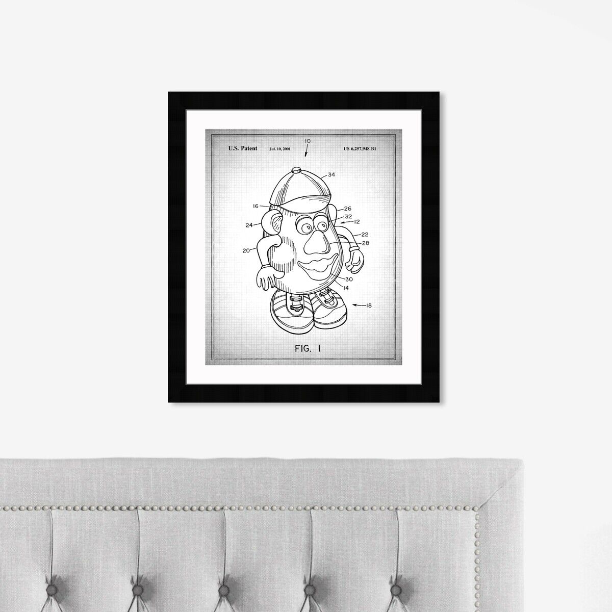 Mr Potato 1980 Gray