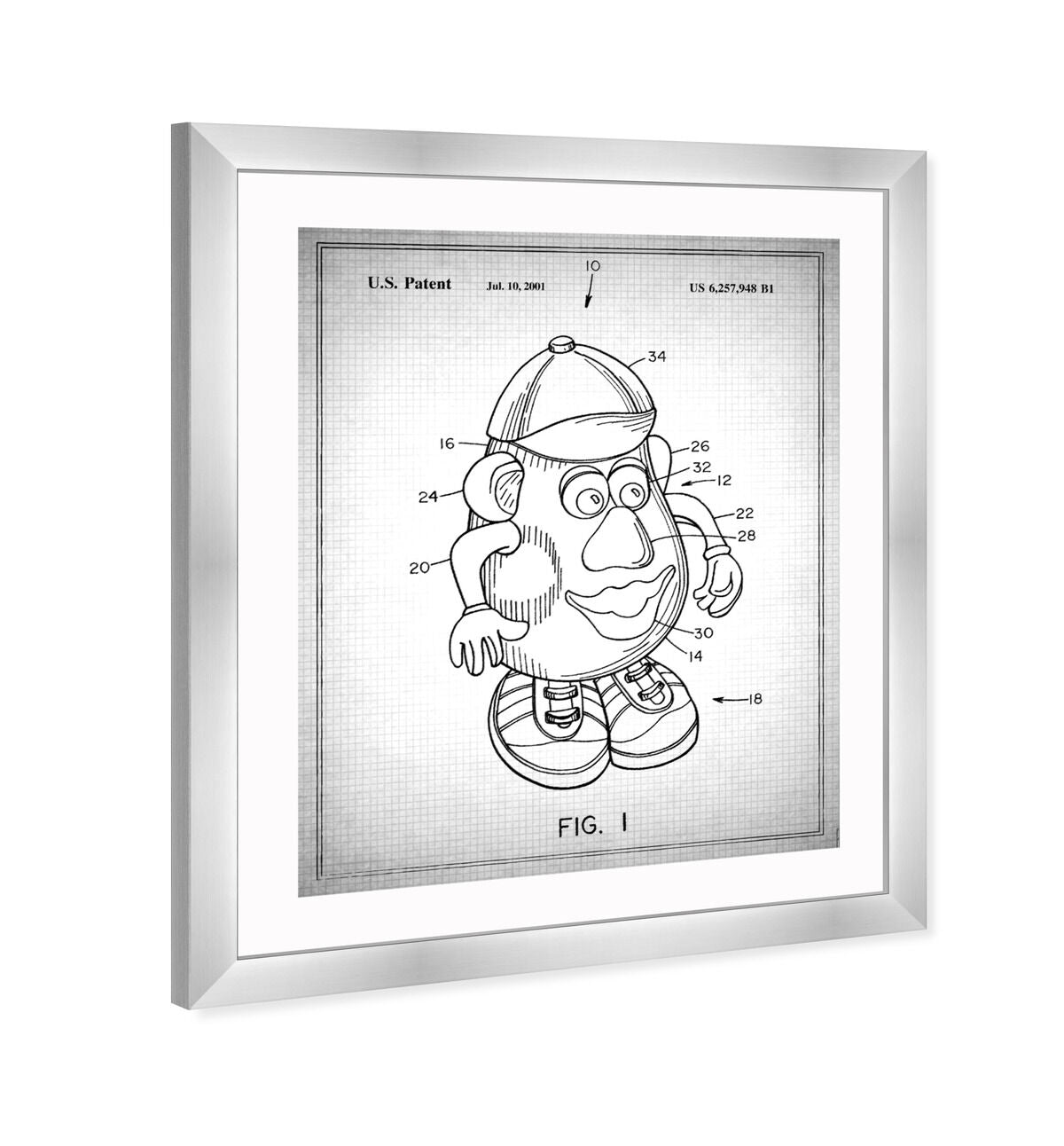 Mr Potato 1980 Gray
