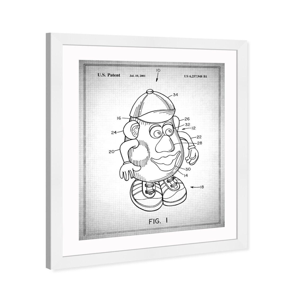 Mr Potato 1980 Gray