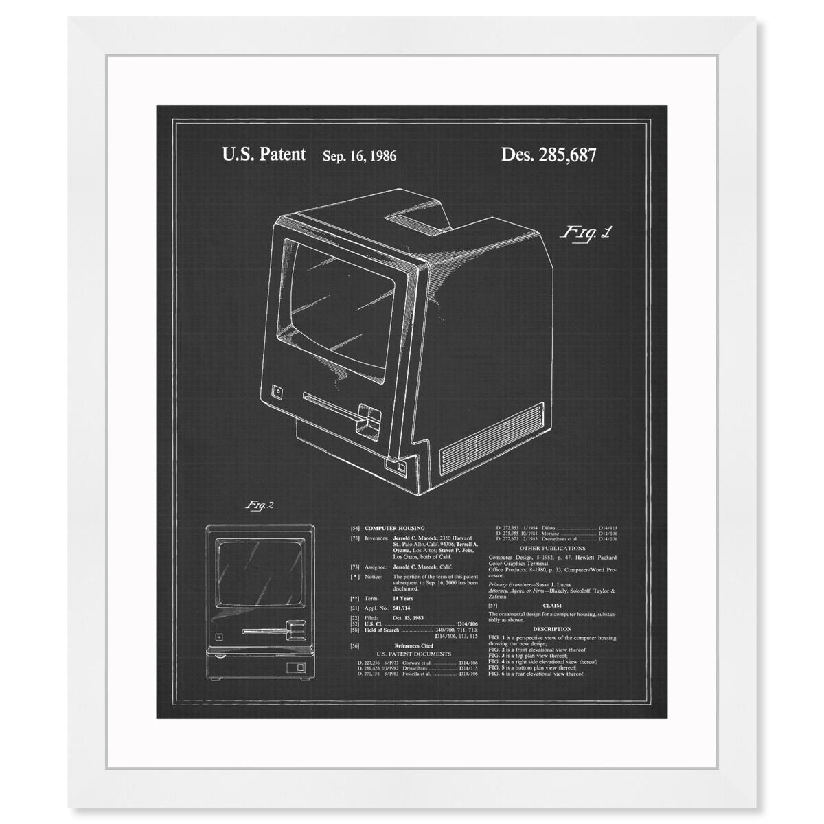 Apple Macintosh 128K 1986 - Noir I