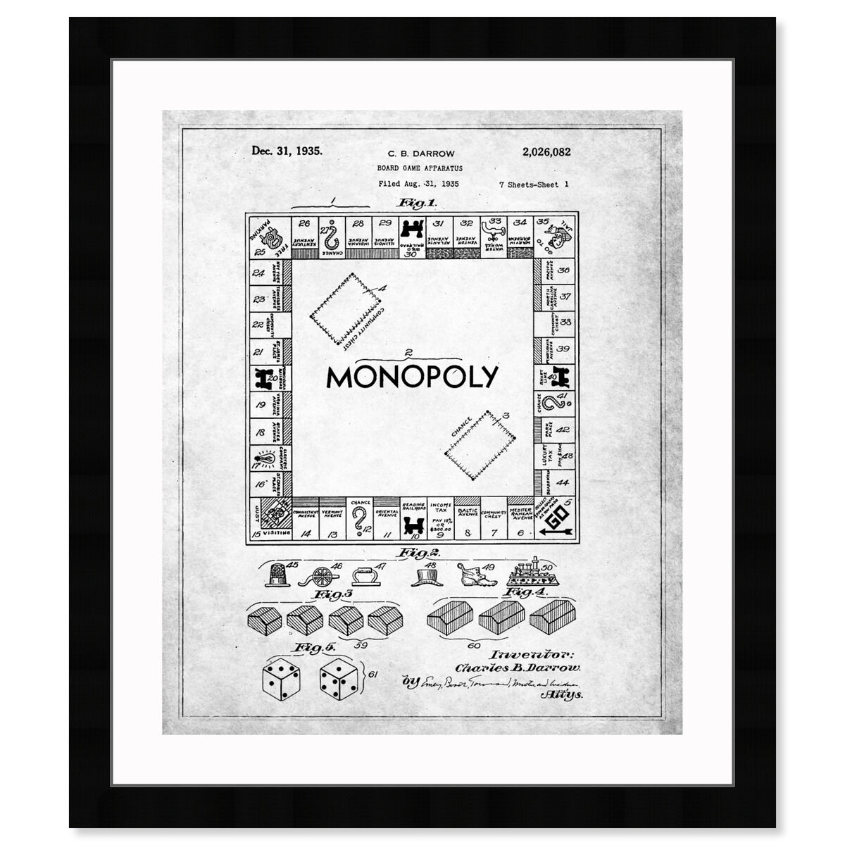 Monopoly 1935 - Gray