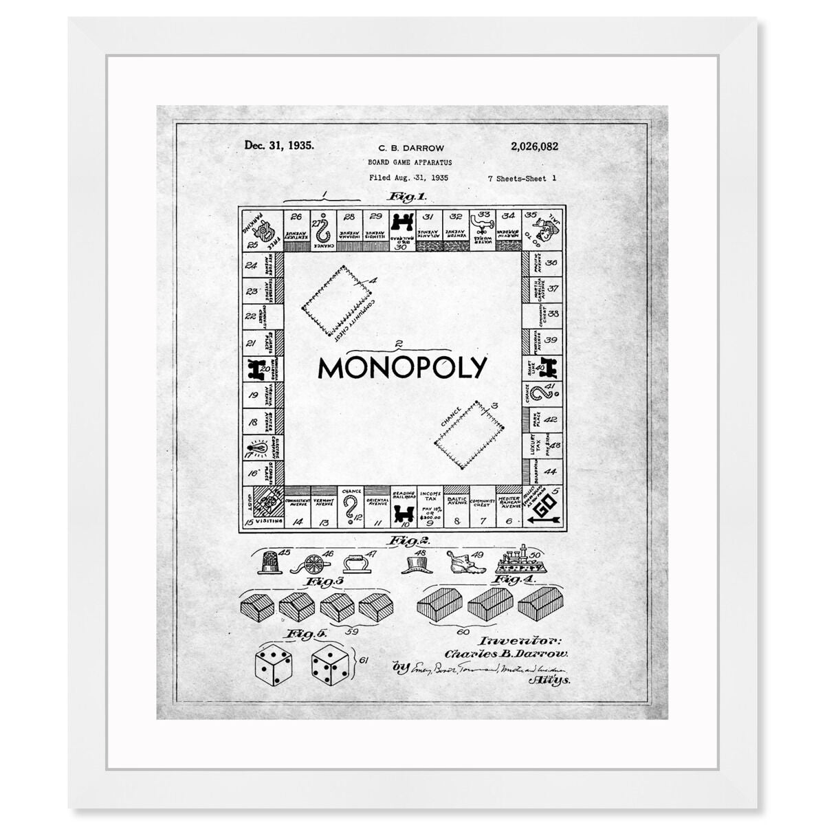 Monopoly 1935 - Gray