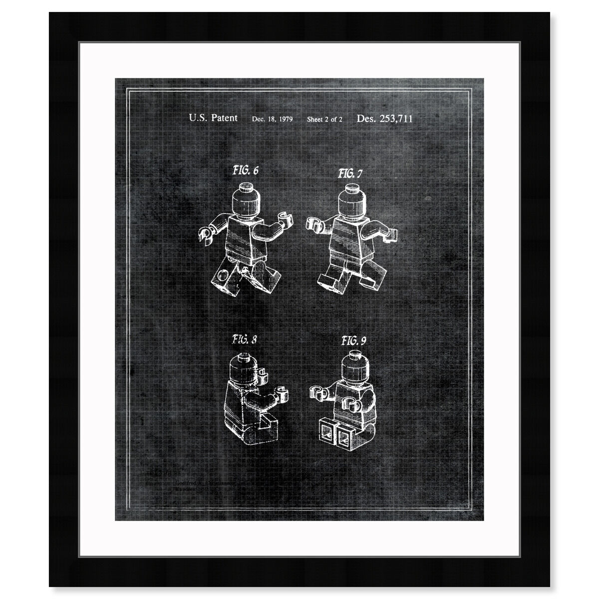 Lego Toy Figure  #2, 1979 - Noir Main image