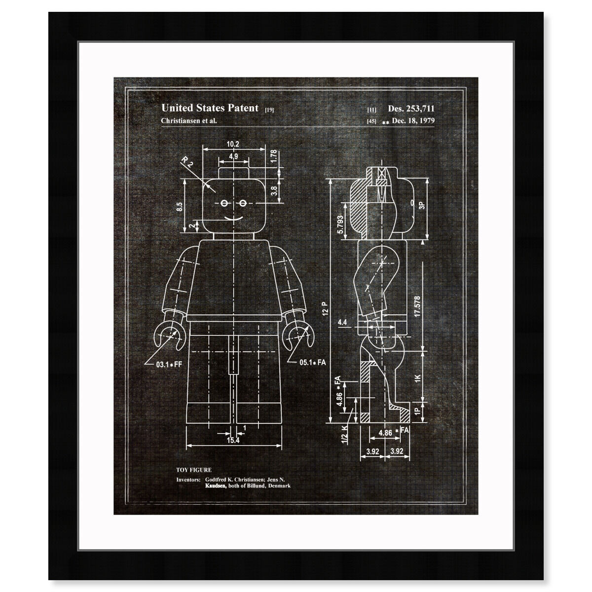 Lego Toy Figure, 1979 - Noir Main image