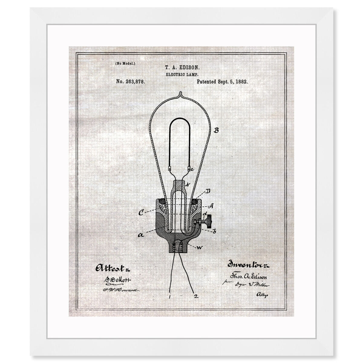 Edison Electric Lamp 1882 I