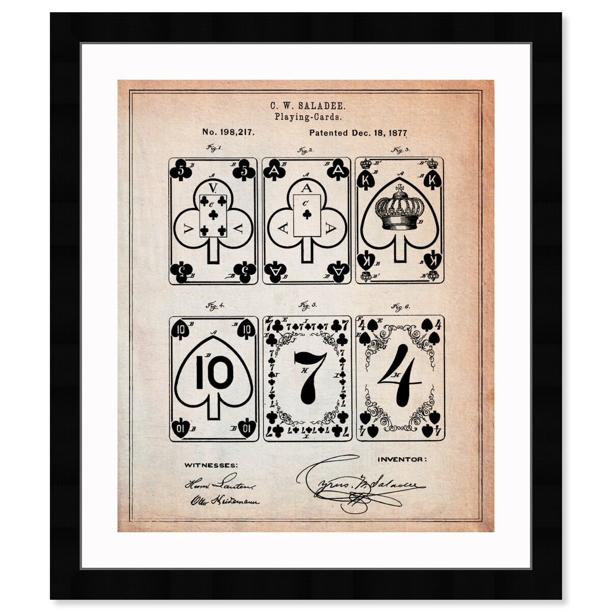 Improvement in Playing-Cards 1877
