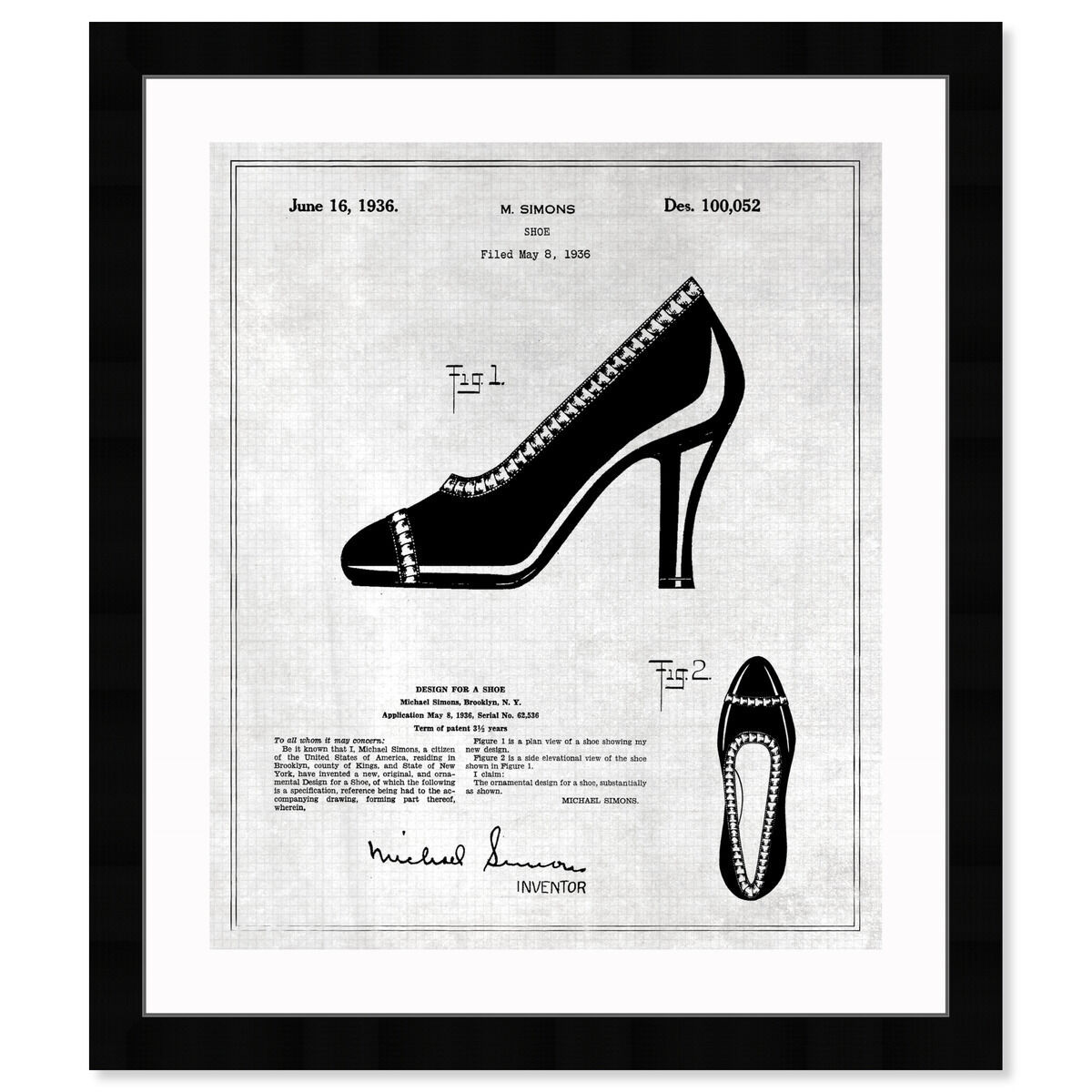 Iconic Design for a Shoe 1936 Main image