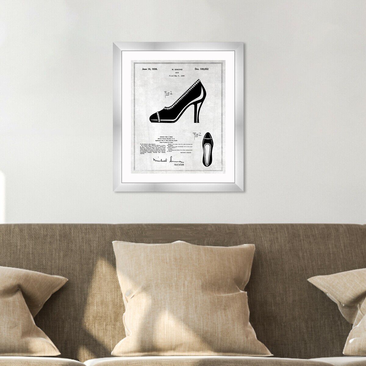 Iconic Design for a Shoe 1936