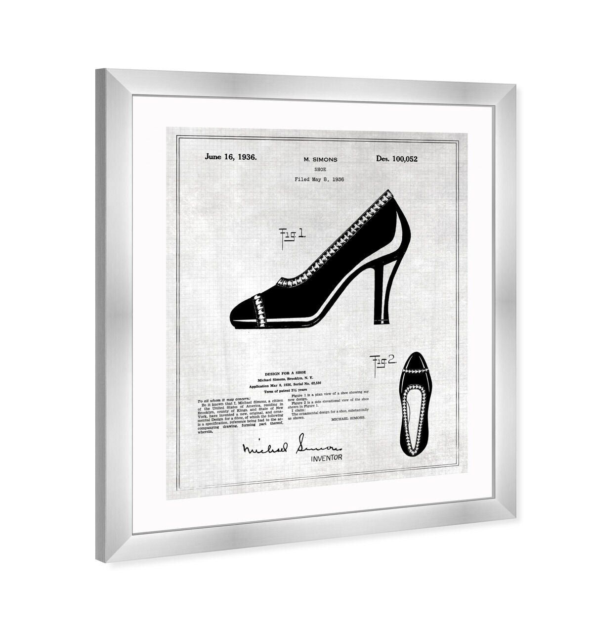 Iconic Design for a Shoe 1936