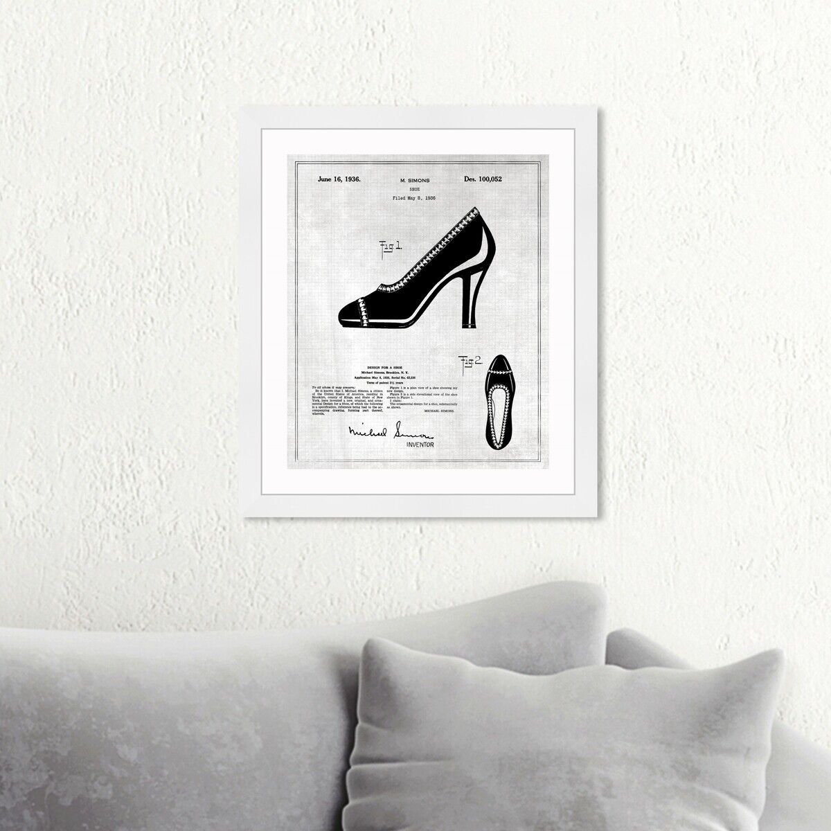 Iconic Design for a Shoe 1936