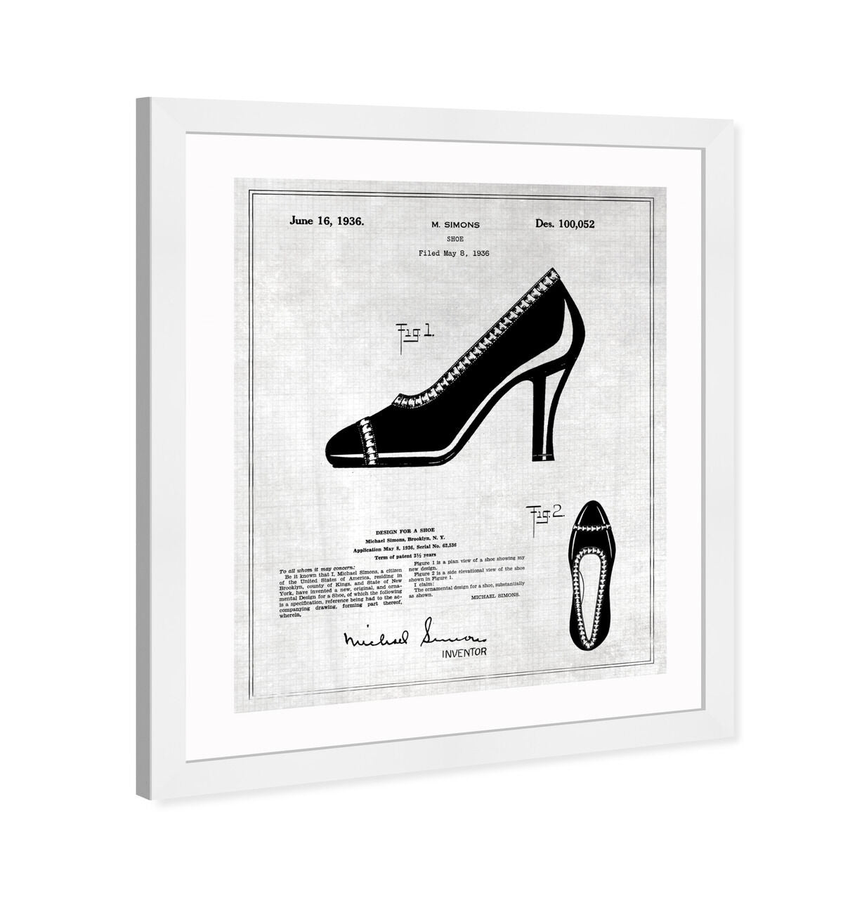 Iconic Design for a Shoe 1936
